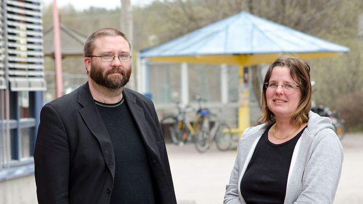 Sebastian Gabrielsson och Git-Marie Ejneborn Looi, Luleå tekniska universitet.