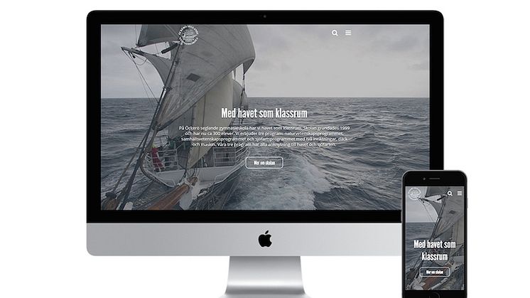SiteVision-partner utvecklar ny webbplats åt Öckerö Seglande Gymnasieskola