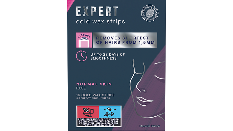 Veet Expert Cold Wax Strips Face Normal Skin