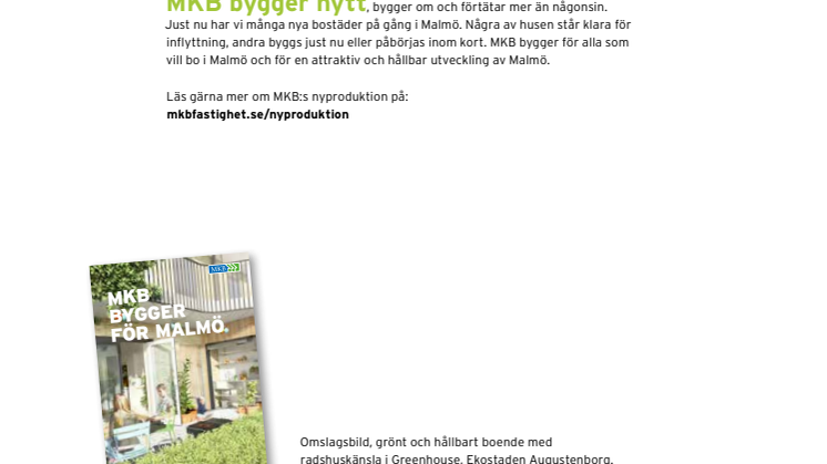 MKB Bygger för Malmö