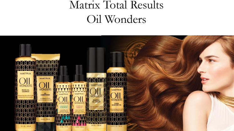 MATRIX Oil Wonders - hiusten öljyhoitosarja