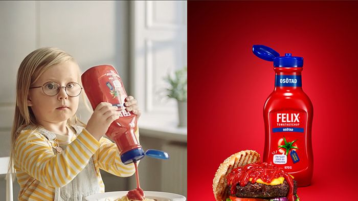 Felix kampanj för osötad ketchup