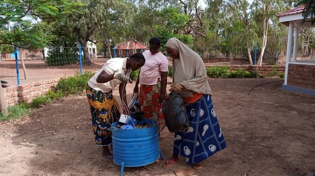 Iterio stöttar sophantering i Burkina Faso