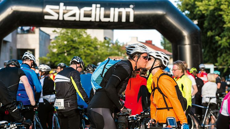 Vätternrundan och Stadium förlänger samarbetet. Foto: Petter Blomberg/Vätternrundan