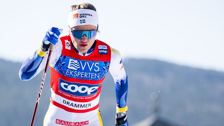 Linn Svahn säkrade vinst i sprintcupen under tisdagen. Hon tävlar i världscupavslutningen i Falun 15–17 mars. FOTO: MATHIAS BERGELD/BILDBYRÅN