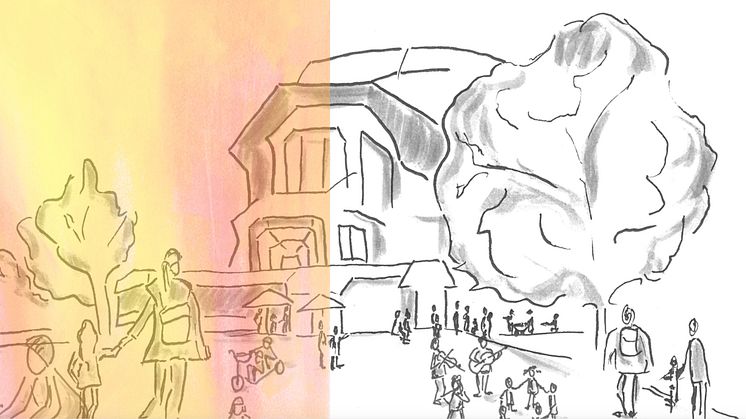 Image pour le Festival des familles 2023 au Goetheanum (Dessin : Sina Lux)