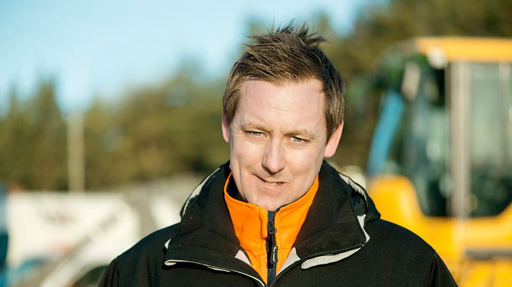 Niklas Carlsson - sektionschef på Ragn-Sells i Östergötland