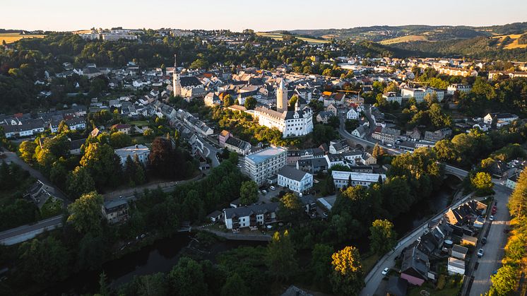 Motorradstadt Zschopau mit Schloss Wildeck (Foto: Schloss Wildeck)