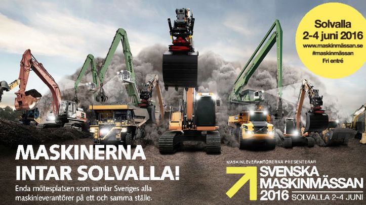 Sveriges nya maskinmässa på Solvalla