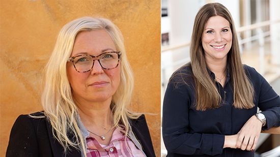 Veronica Magnusson Hallberg, Ordf. Svenska Downföreningen och Anna-Stina Hallberg, Marknadschef Spendrups