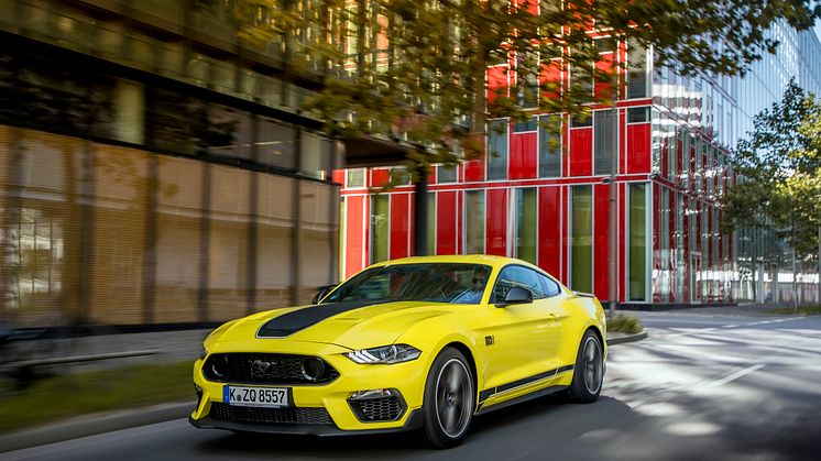 Ford Mustang Mach Grabber Yellow