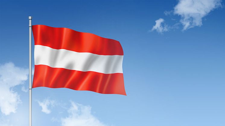 Österrike flagga