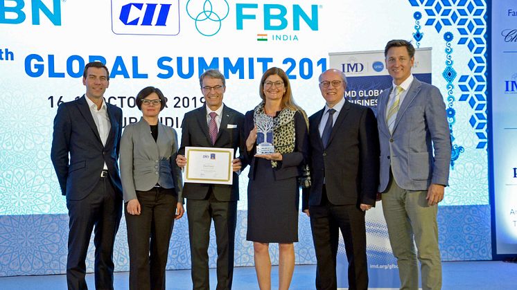 Dachser modtager IMD’s Global Family Business Award 2019