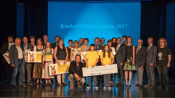 Siegerfoto Kinderbibliothekspreis 2017