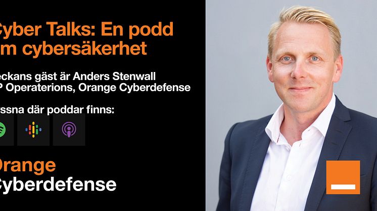 Anders Stenwall gästar på veckans avsnitt av Cyber Talks
