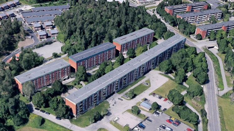 Huge Bostäder säljer fastigheten Lövgården 1 i Vårby Gård.