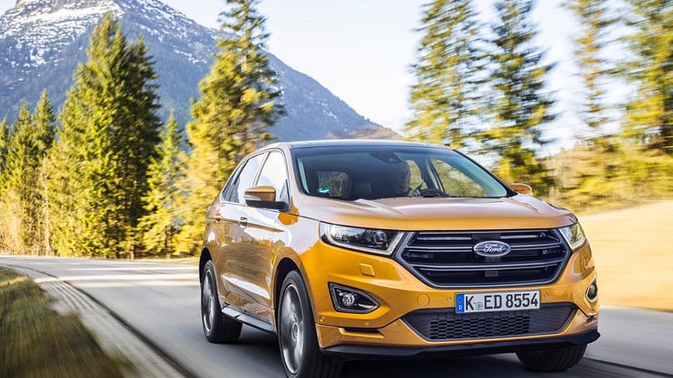 Aktiv brusreducering bland tekniken i nya Ford Edge