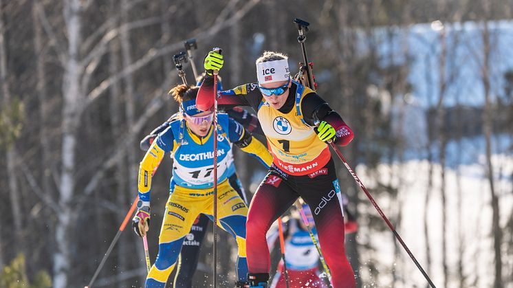 Marte Olsbu Røiseland. Foto:Kevin Voigt/ Voigt Fotografie