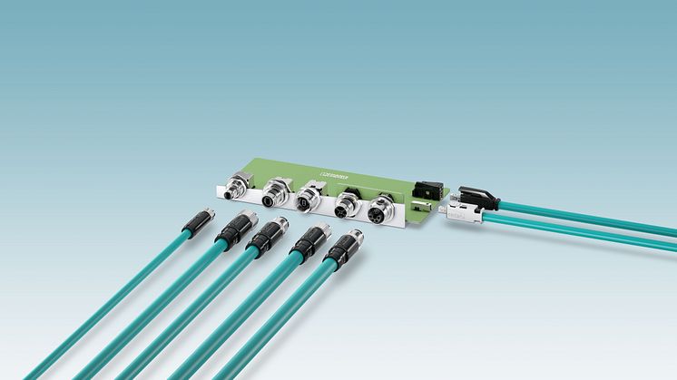 M12 hybridstik til Single Pair Ethernet