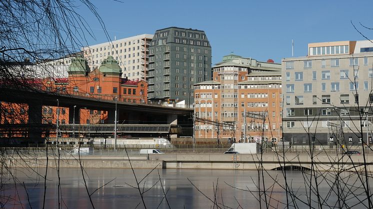 Tegners Torn Stockholm, takskiffer Nordskiffer grön på fasad och tak