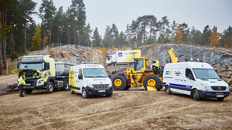 Swecon och Volvo Truck Center service - heltäckande eftermarknad i Förbifart Stockholm