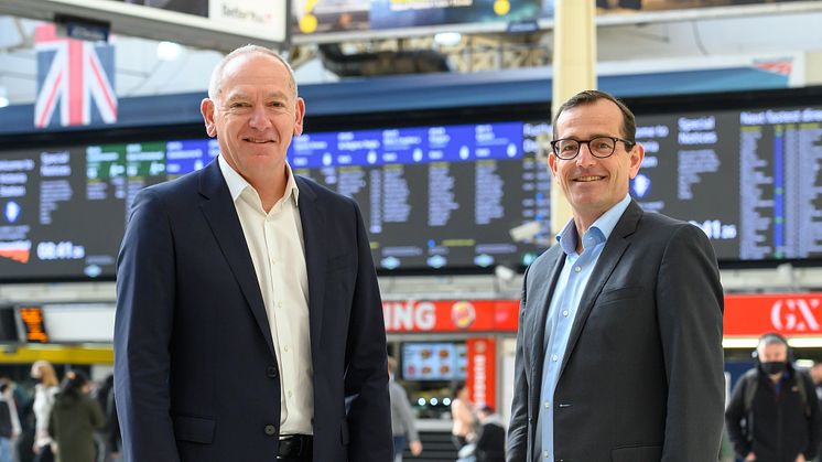 Christian Schreyer, Go-Ahead CEO (left) and Patrick Verwer, Govia Thameslink Railway CEO 3