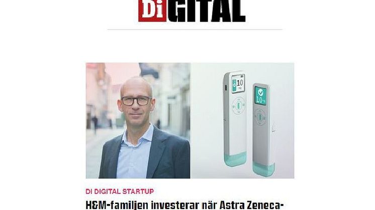 Di Digital: "H&M-familjen investerar när Astra Zeneca-avknoppning tar in 30 miljoner"