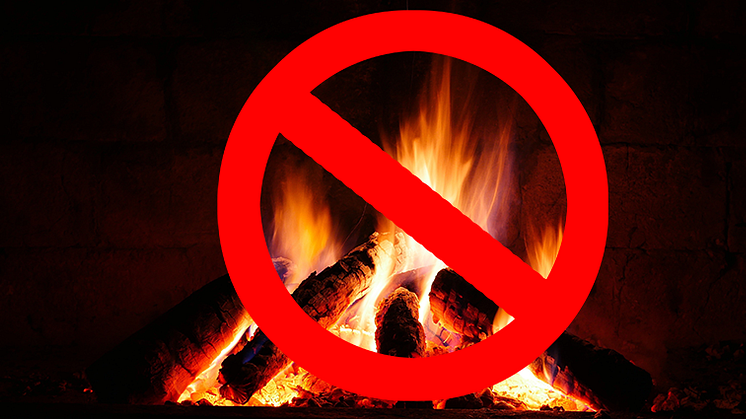 Totalt eldningsförbud råder i Ronneby kommun