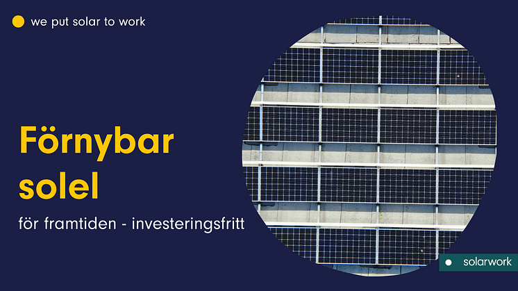 Investeringsfri solenergi