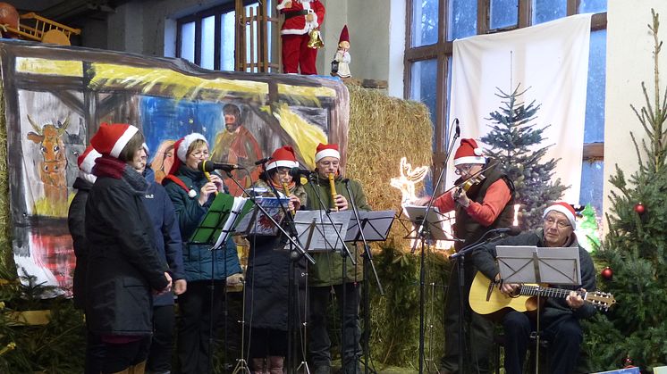 Weihnachten im Stall auf dem Klostergut Mößlitz: Bärenherz erhält beeindruckende Spende