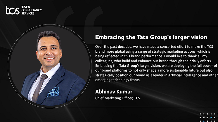 Abhinav Kumar on TCS' Brand Finance Ranking