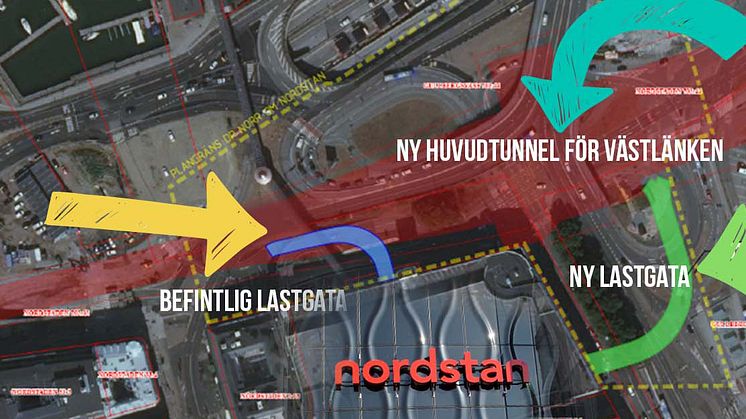 Tuve Byggservice har fått i uppdrag av Trafikverket att vara med och bygga den nya lastgatan för transporter till Nordstan, ett projekt som är en del av Västlänken. Arbetet startade nu i januari och ska vara klart i december 2022.