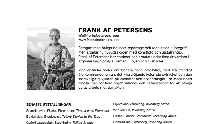 CV Frank af Petersens
