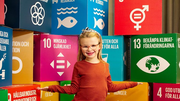 Ines mål. Så heter serien där 7-åriga Ines  Stengren träffar kommunens tjänstepersoner för att ställa frågor om de 17 globala målen för hållbar utveckling..jpg