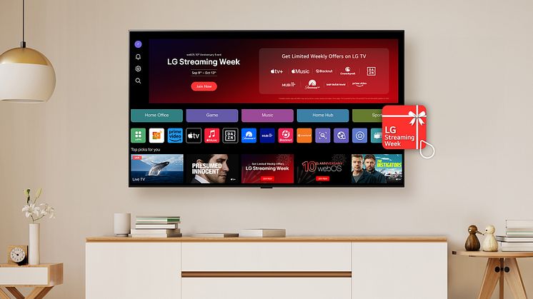 LG Streaming Week: fem veckor av erbjudanden