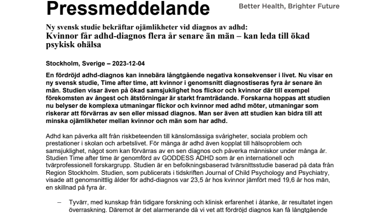 Svensk studie visar att kvinnor får adhd-diagnos flera år senare än män - kan leda till ökad psykisk ohälsa.pdf
