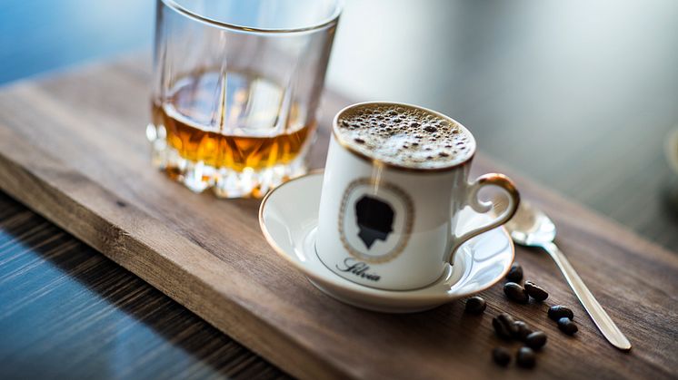 Highland Park och prisbelönt kafferosteri gör kaffe för att skapa den ultimata avecen
