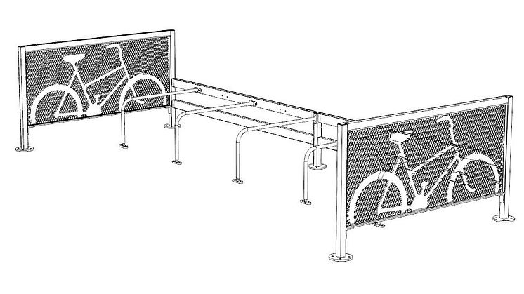 Hamilton (M): 2 224 nya cykelparkeringar 2014 