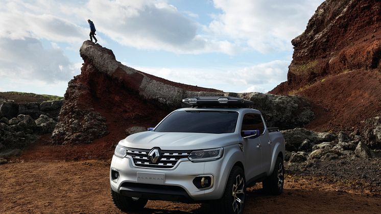 Renault introducerar Alaskan; en pick up med potential för världsmarknaden