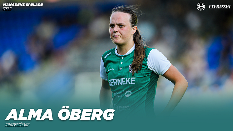 Alma Öberg månadens spelare i maj