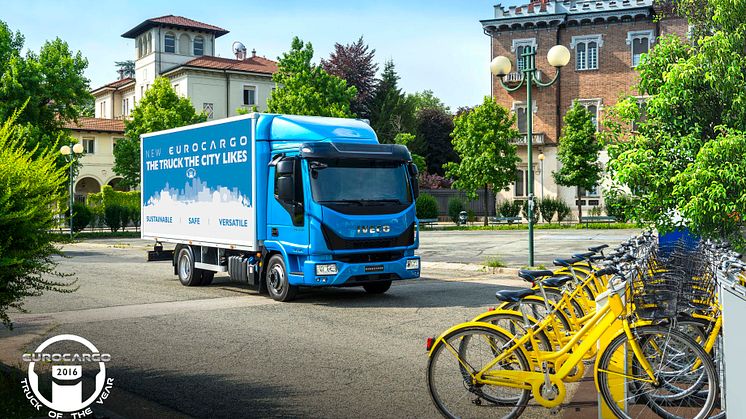 Nya Eurocargo - stadens mest populära lastbil - utsedd till ”International Truck of the Year 2016” 