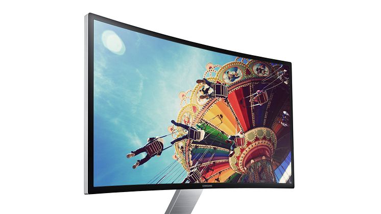 27 tommer Curved monitor 