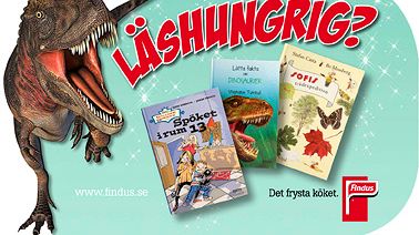 Läshungrig - Findus vill uppmuntra vuxnas läsande med och för barn