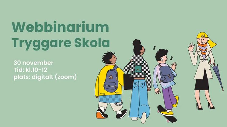 Trygghet i skolan - inbjudan till lansering av verktyget "Tryggare Skola"