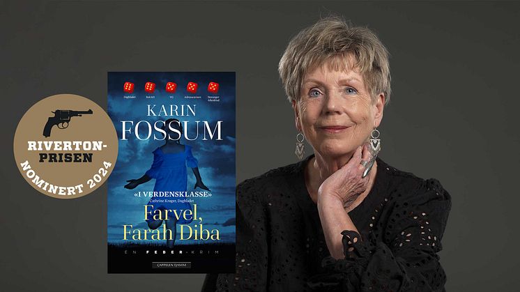 Karin Fossum har vunnet Rivertonprisen to ganger - nå kan alle gode ting bli tre dersom "Farvel, Farah Diba" blir året beste krimroman. FOTO: Pia Sønstrød