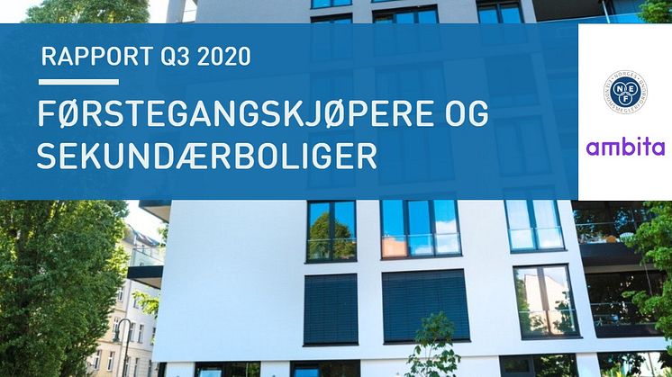Rapport: Førstegangskjøpere og sekundærboliger. Last ned rapporten i artikkelen.