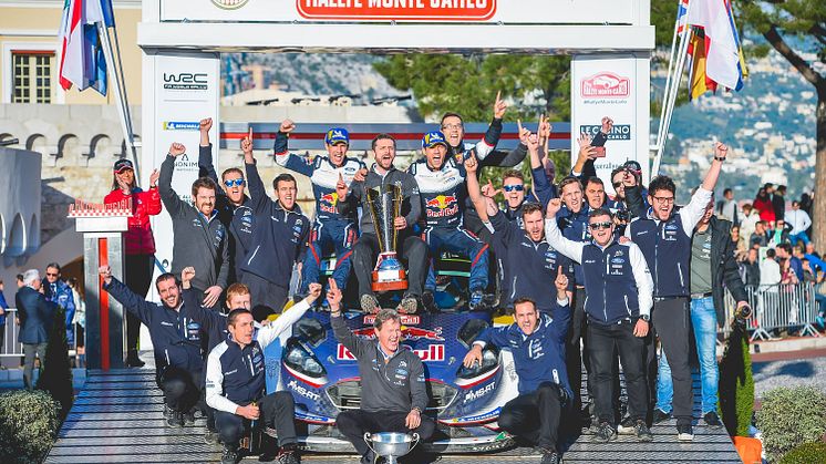 Team M-Sport Ford führt nach dem Saisonauftakt in den französischen Seealpen erneut alle drei Rallye-Weltmeisterschaftstabellen an