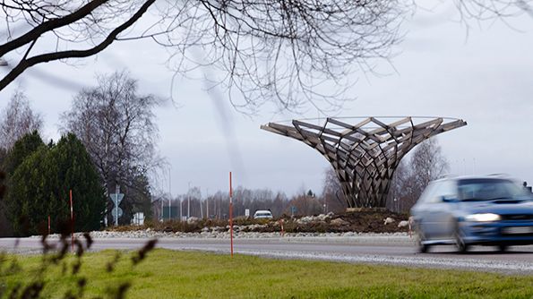 40 och 60 km i timmen gäller redan i stan, snart också i Hortlax och Bergsviken.   Foto: Maria Fäldt