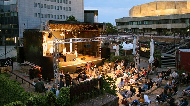 Kultursommer-Bühne auf der Moritzbastei - Foto: Madeleine Gäbler