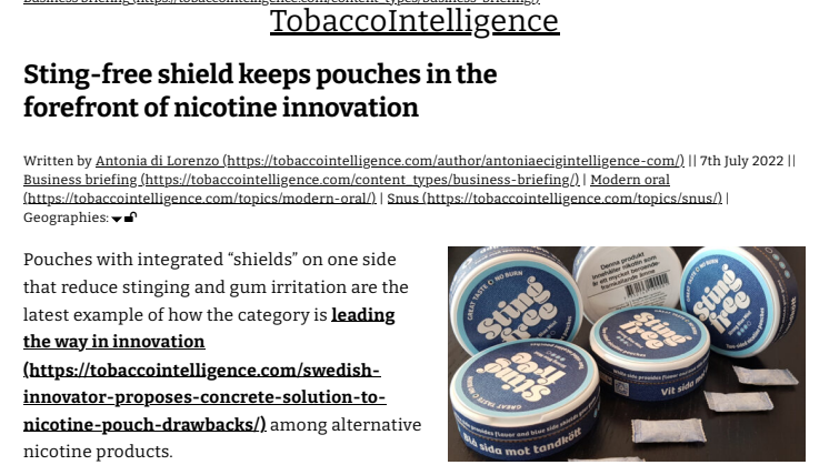 Sting-free shield keeps pouches in the forefront of nicotine innovation (2).pdf